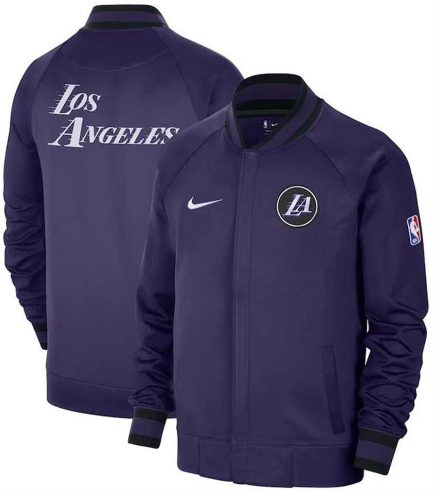 Men's Purple Los Angeles Lakers 2022/23 City Edition Full-Zip Jacket